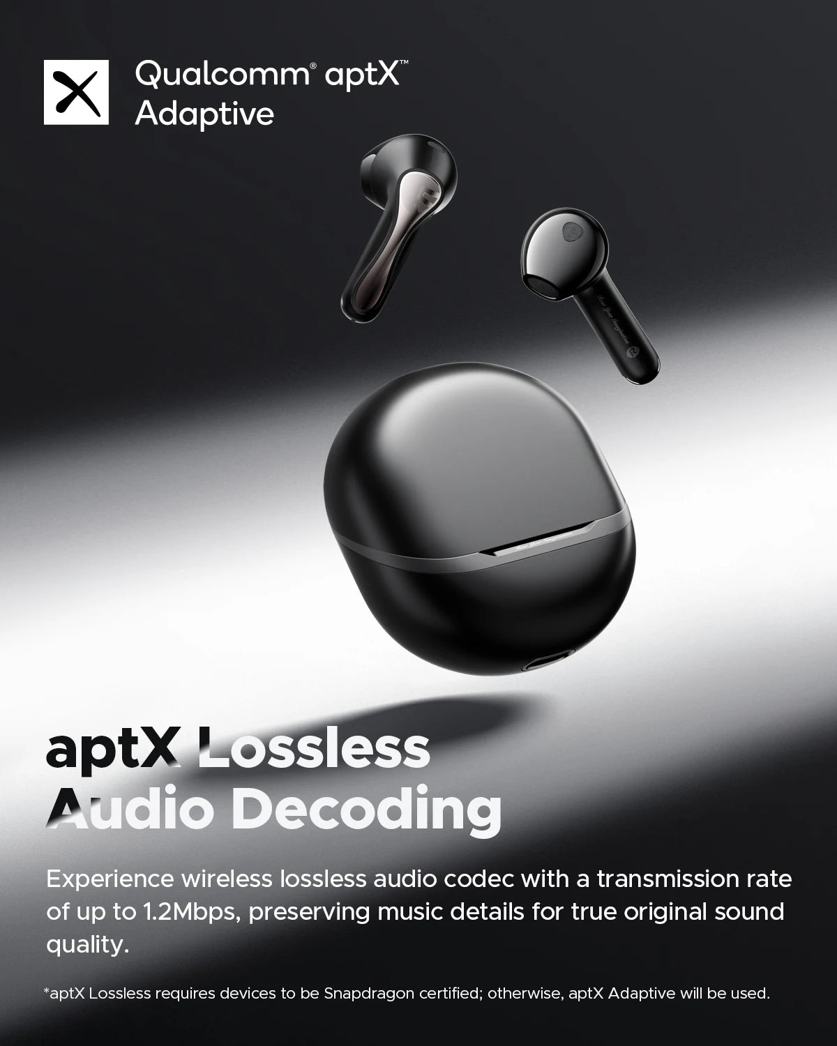 SoundPEATS Air5 Bluetooth 5.4 ANC Earbuds