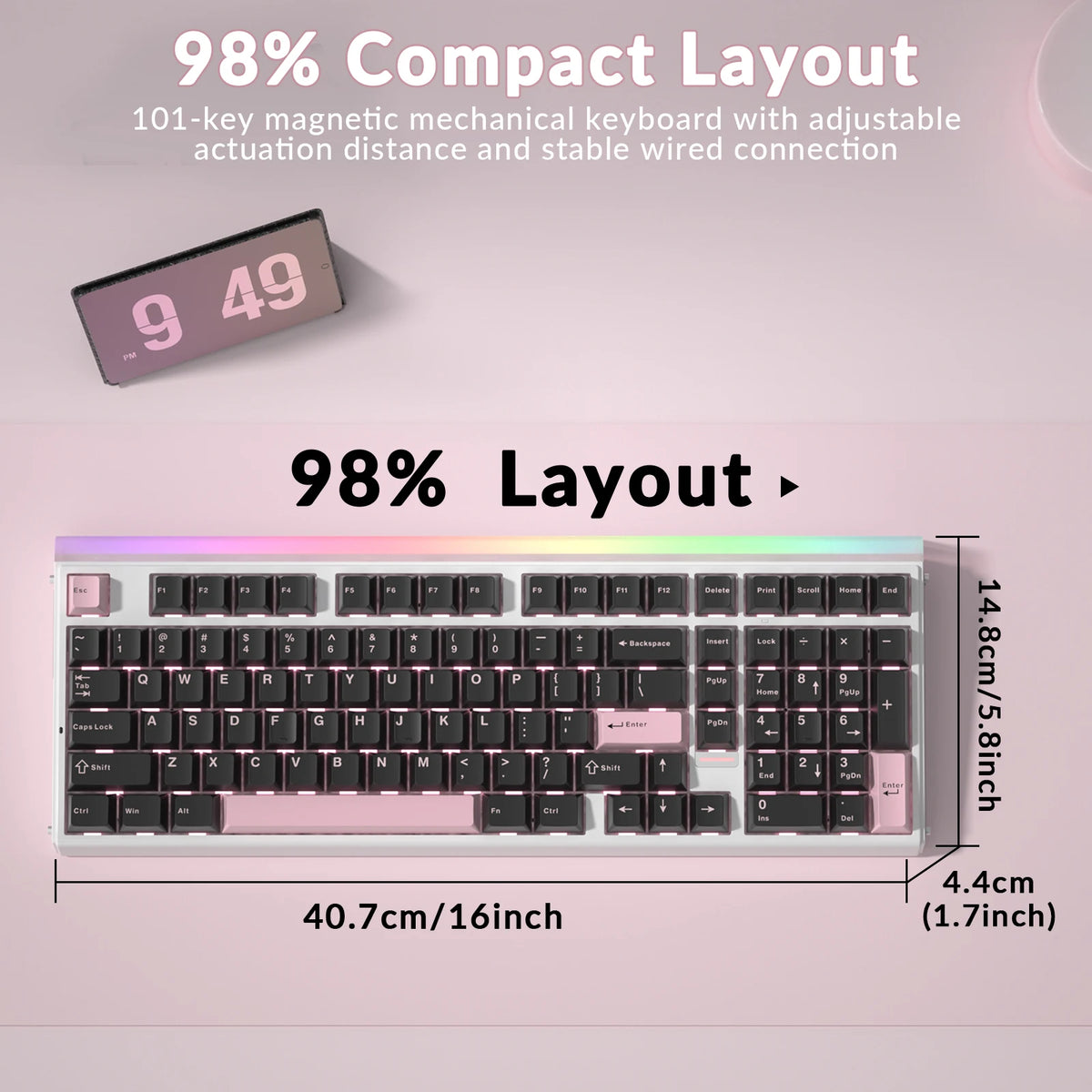 AULA HERO99 Rapid Trigger Esports Keyboard