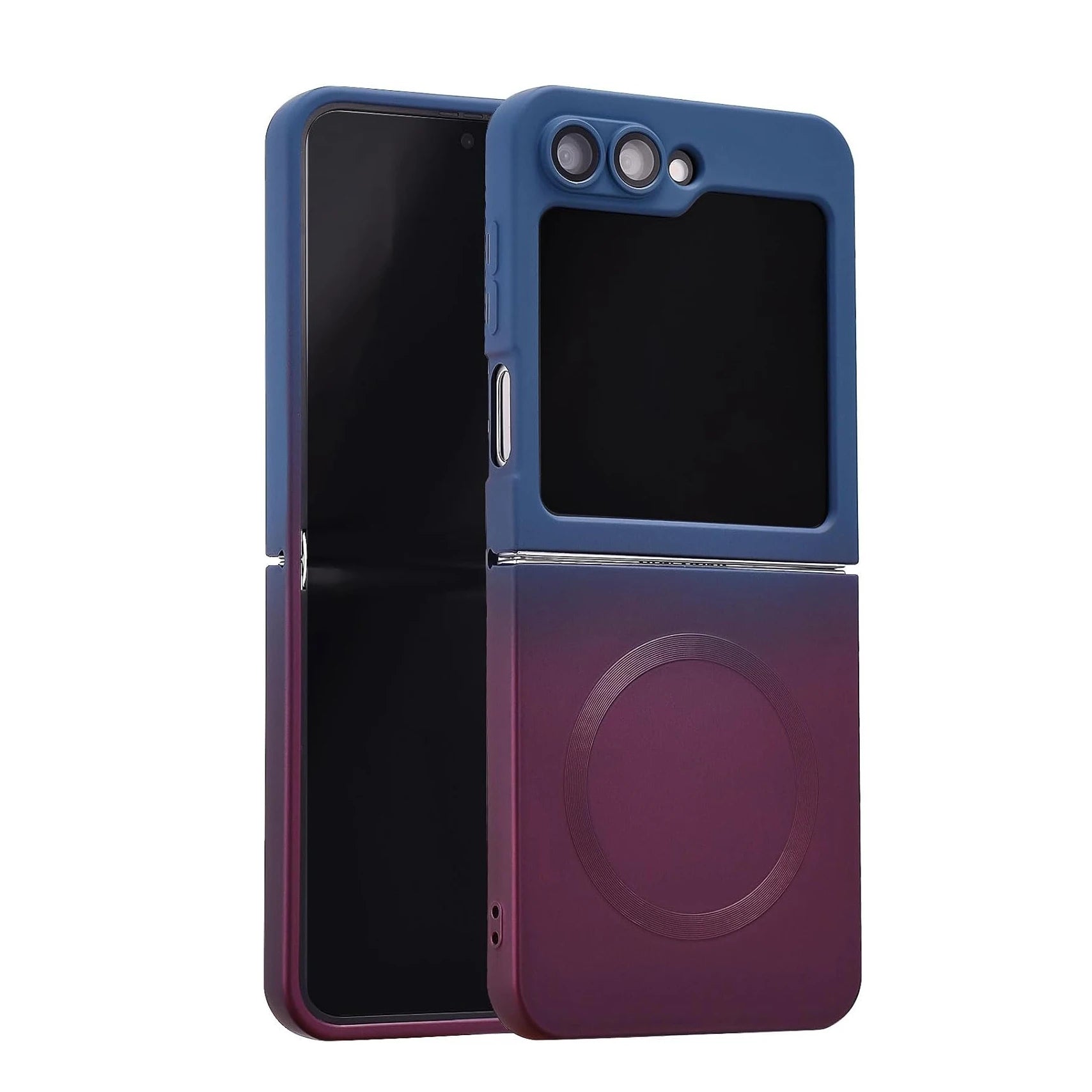 Soft Silicone Gradient Magnetic Case for Samsung Galaxy Z Flip 6