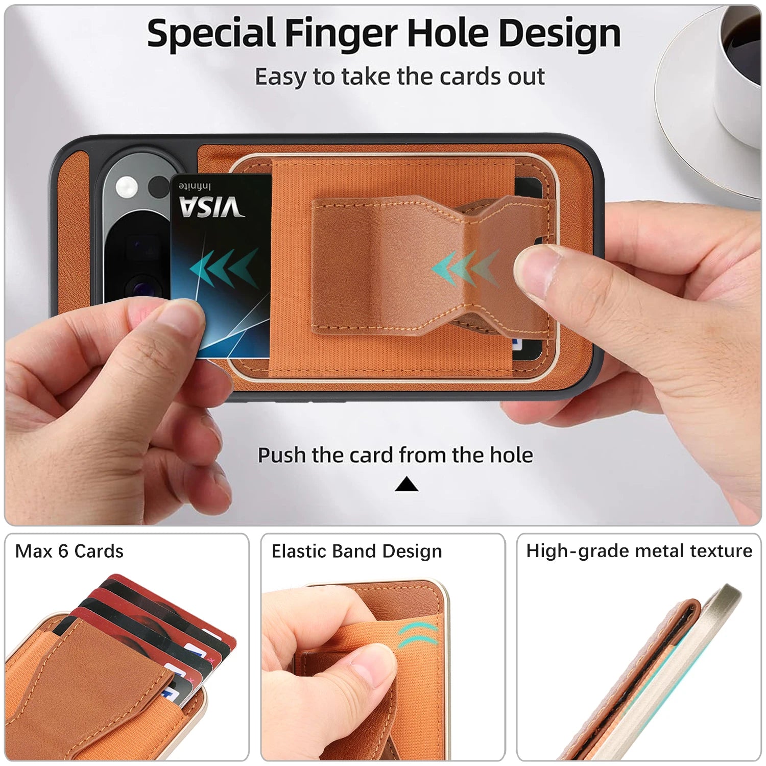 2-in-1 Magnetic Detachable Wallet Case for Google Pixel 9 Series