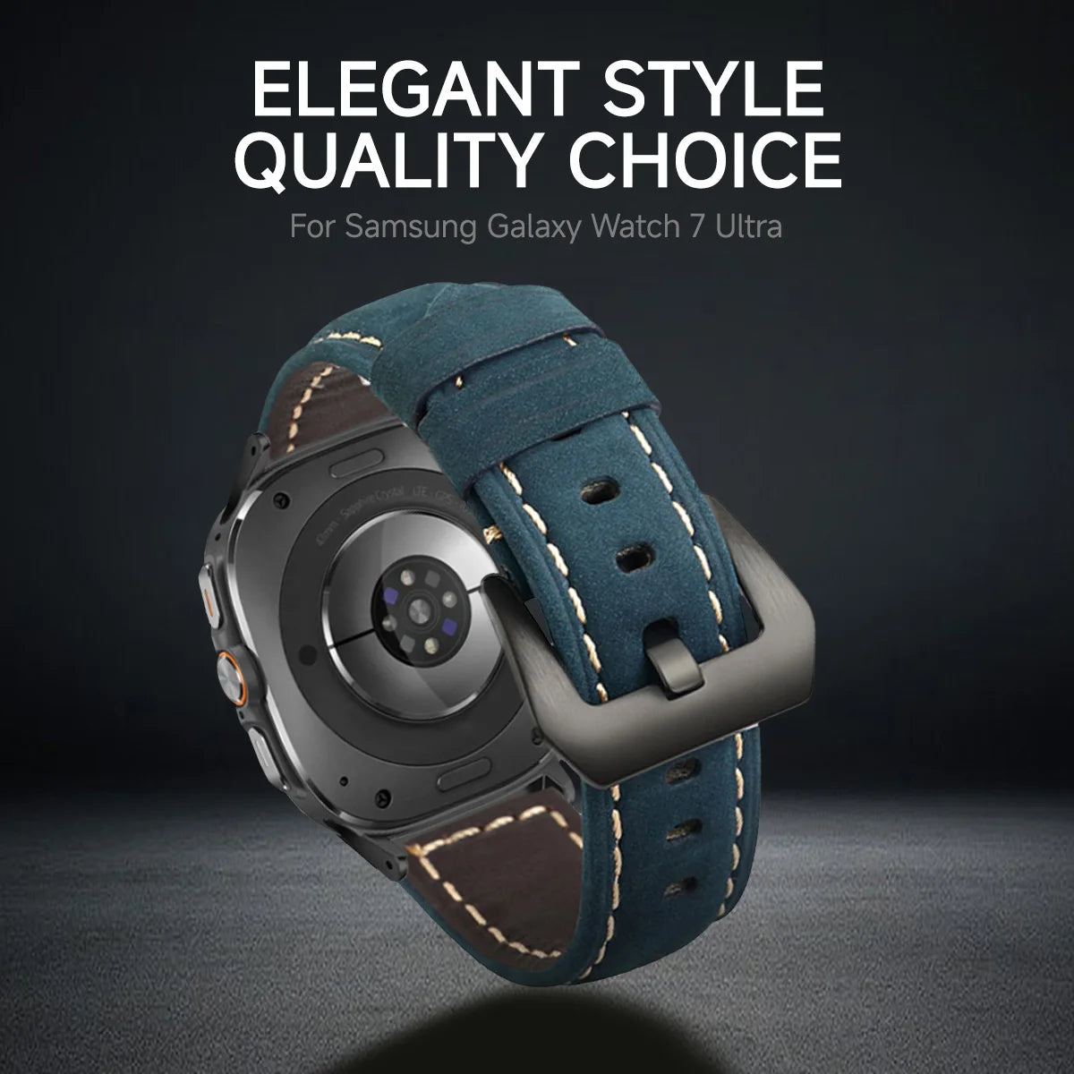 High-Quality Leather Strap for Samsung Galaxy Watch Ultra and Samsung Galaxy Watch Ultra (2025)