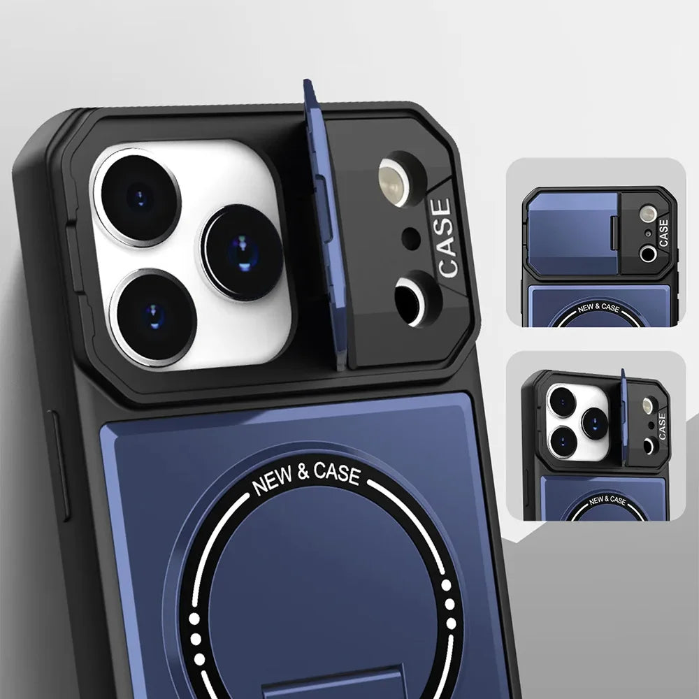 Military Grade MagSafe Case for iPhone 17 Series with Camera Lens Cover