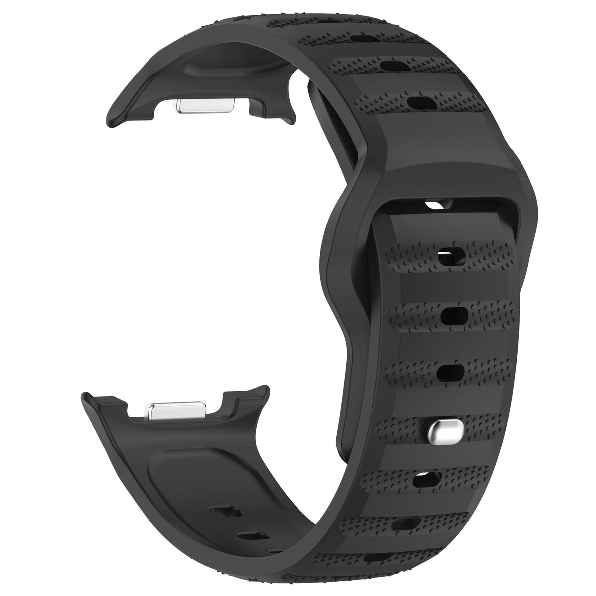 Perforated Quick-Release Silicone Watch Strap for Samsung Galaxy Watch 9