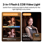 Ulanzi LC60 2-in-1 Video Light Flash