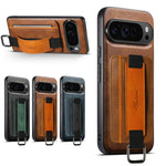 Google Pixel 10 Series Protective Wallet Case with Wristband