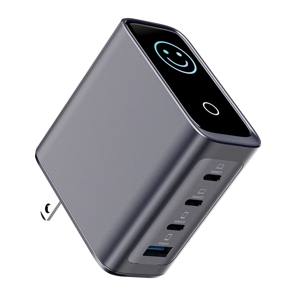 ACEFAST GaN 140W Fast Charging Charger with LED Screen