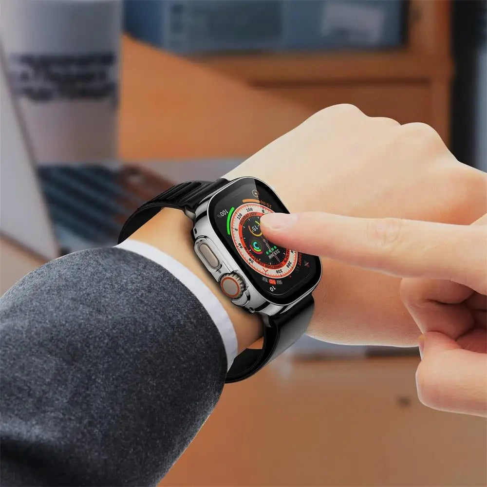 Protective Waterproof Shell with Screen Guard for Apple Watch