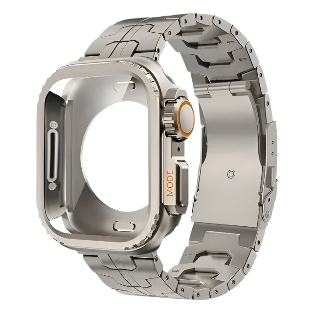 Apple Watch Titanium Band & Protective Metal Case