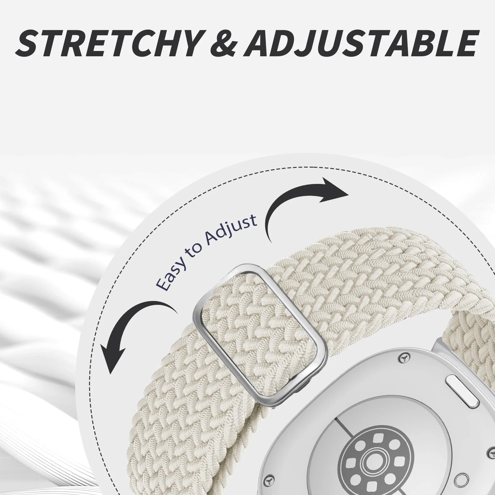 Premium Braided Nylon Band for Samsung Galaxy Watch 8 & Galaxy Watch 8 Classic