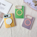 Slim Shockproof MagSafe Case with Color-Blocking Design for iPhone Duo