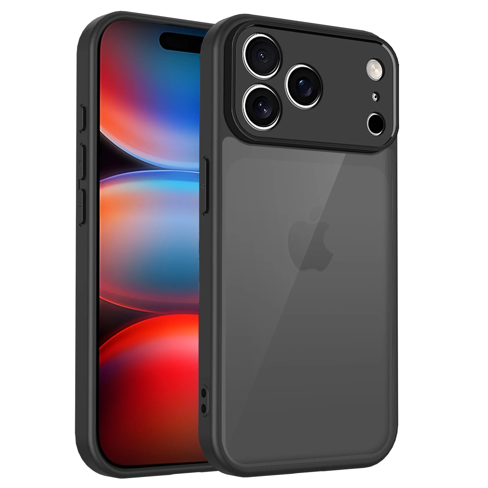 Durable Shockproof Matte Transparent Case with Camera Lens Guard for iPhone 17 Series