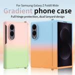 Matte Full-Wrap Case with Magnetic Charging Ring for Samsung Galaxy Z Fold 8