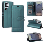 Samsung Galaxy S25 Series Book-Style Leather Case with Card Pocket and Stand