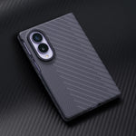 Ultra-Thin Carbon Fiber Pattern Case with Glass Film for Samsung Galaxy Z Fold 8