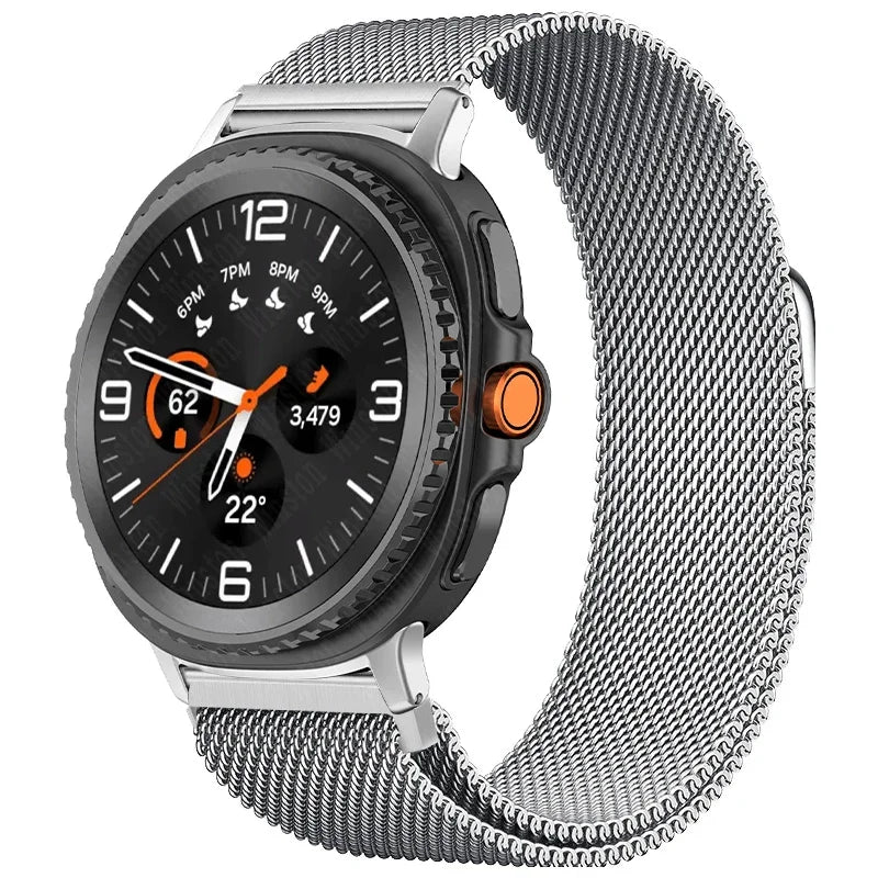 Stainless Steel Milanese Loop Strap for Samsung Galaxy Watch 8 & Galaxy Watch 8 Classic