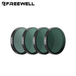 Freewell Bright Day 4-Pack ND/PL Filter Kit for DJI Osmo Action 6