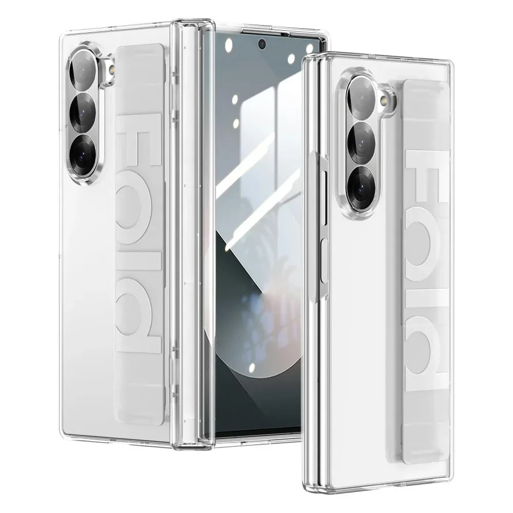 Soft Wrist Strap Bumper Case for Samsung Galaxy Z Fold 8 Ultra