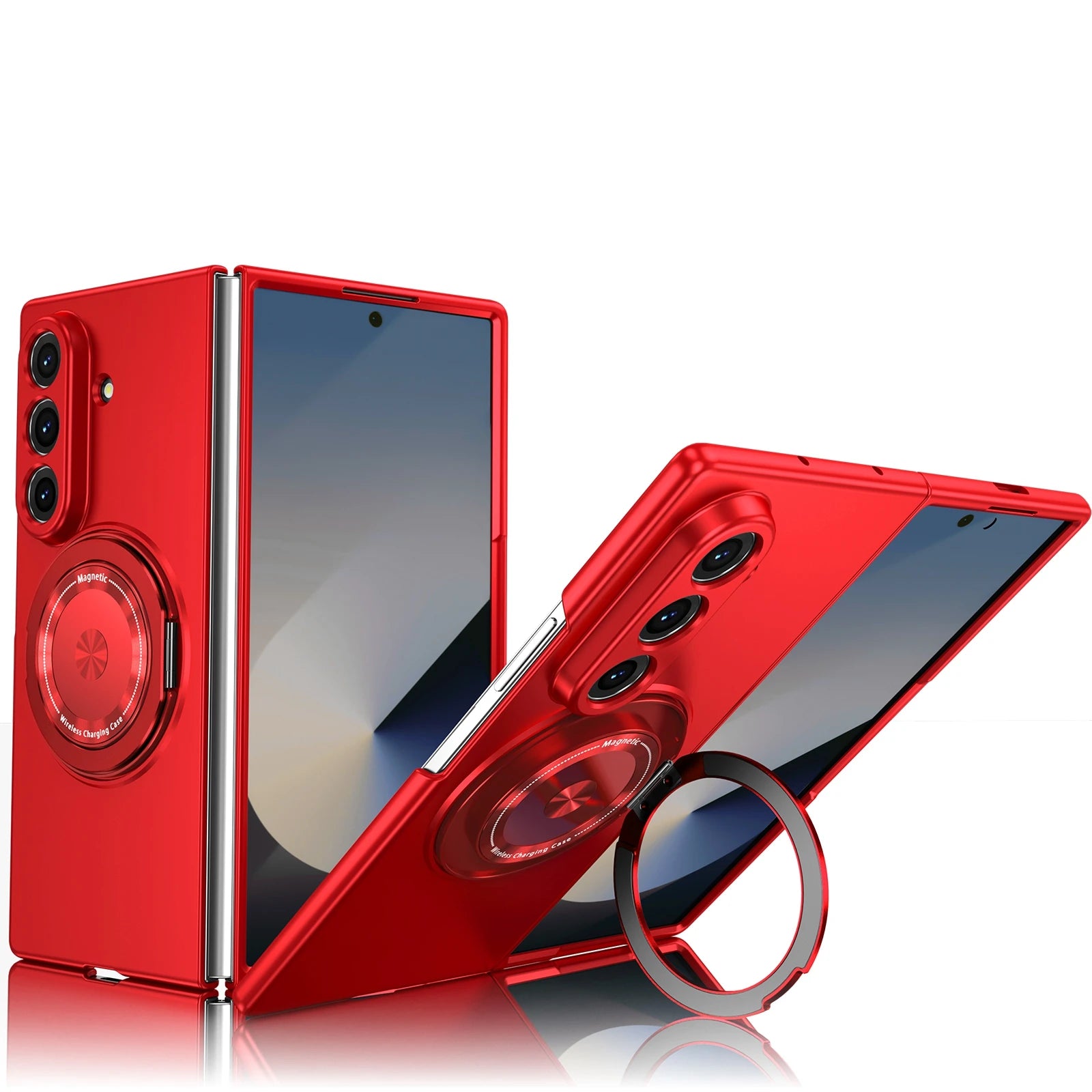 Samsung Galaxy Z Fold 6 Case with 360° Rotating Ring Stand