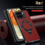 Google Pixel 10 Pro Fold Leather Case with Magnetic Ring