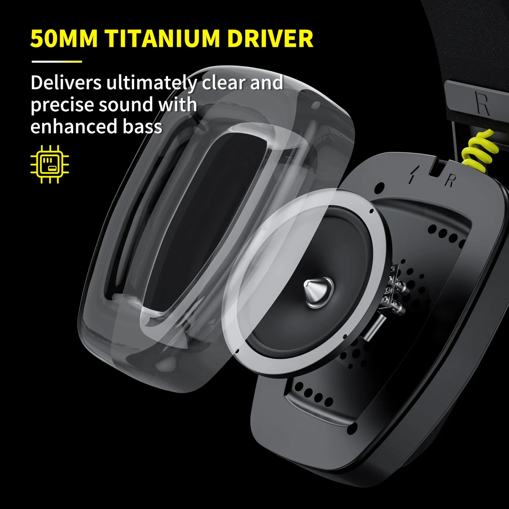 BINNUNE BW06 Multi-Platform Wireless Over-Ear Gaming Headset