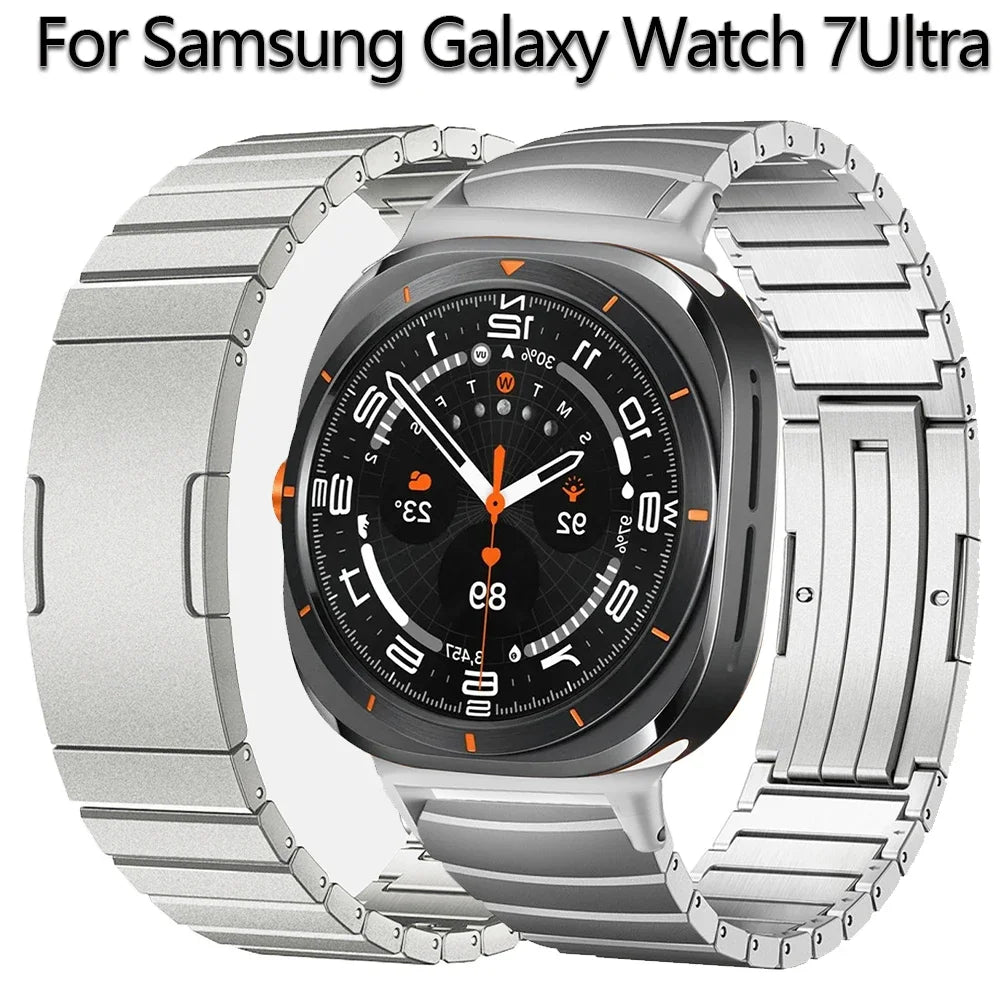 Titanium Metal Quick Release Strap for Samsung Galaxy Watch Ultra and Samsung Galaxy Watch Ultra (2025)