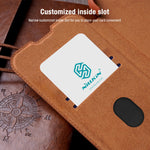 Protective Sliding Camera Leather Flip Case for Samsung Galaxy S25 Series