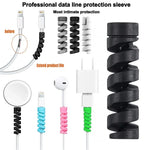 10-Pack Flexible Cable Protectors for Phone Chargers and Earbuds