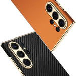 Luxury Matte Leather Case for Samsung Galaxy S26 Ultra
