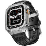 Protective Metal Bumper Case with Rubber Band for Apple Watch