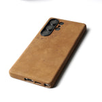 Premium Retro Sheepskin Leather Case for Samsung Galaxy S25 Ultra
