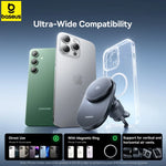 Baseus 25W Qi 2.2 Magnetic Car Charger with Cooling Fan
