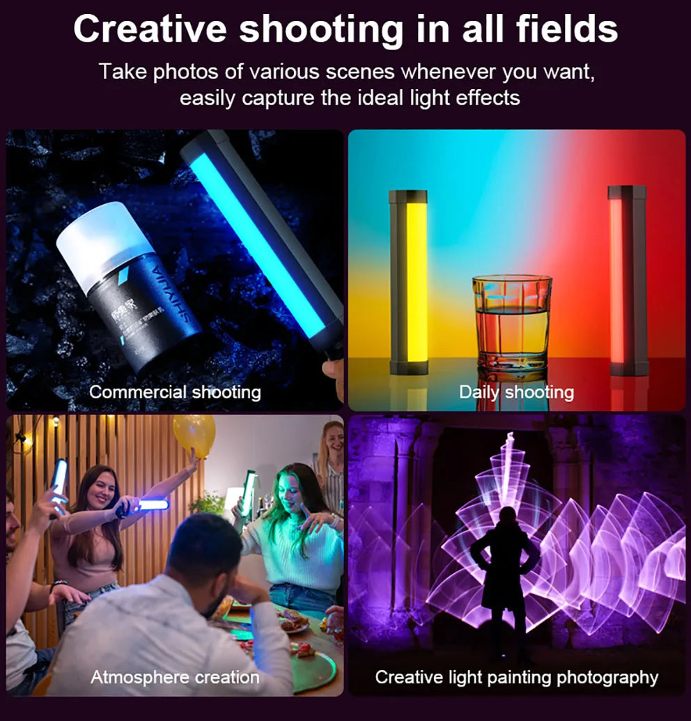 LUXCEO V8 RGB Portable Video Light