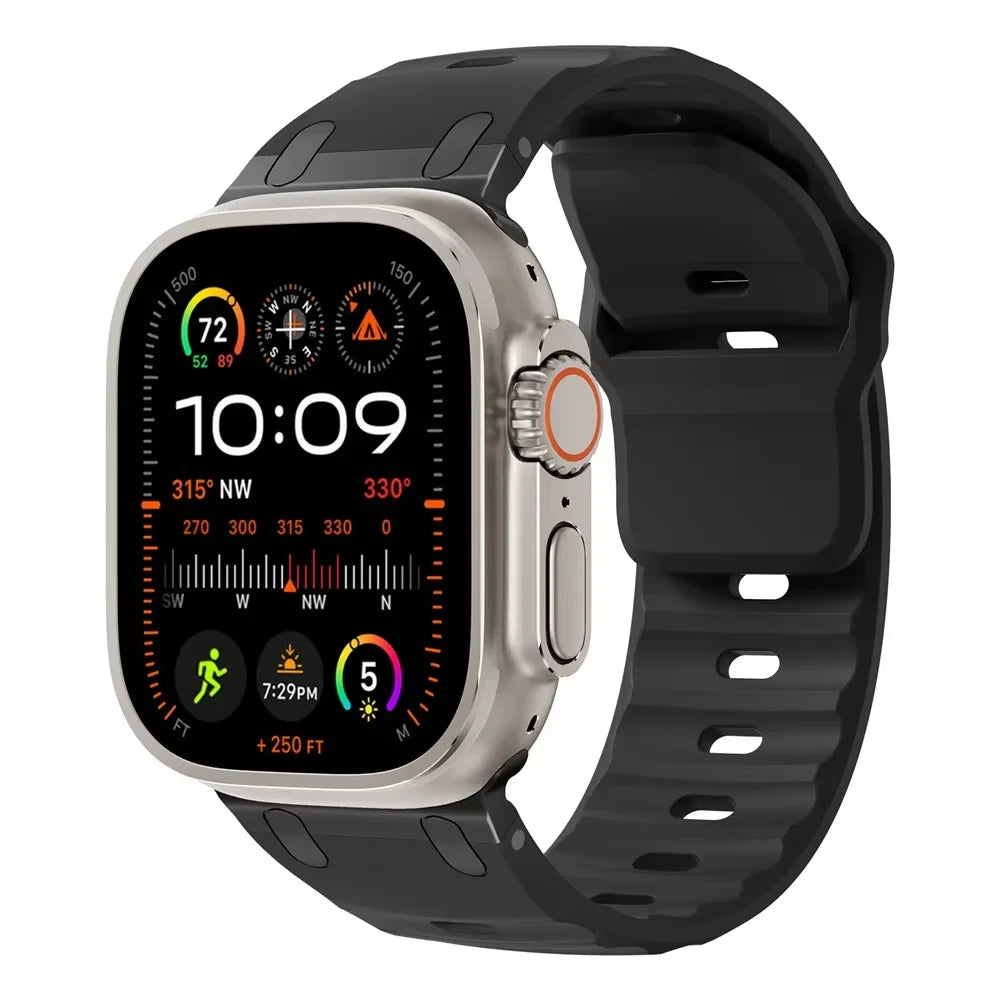 Comfort-Fit Sport Silicone Strap for Apple Watch