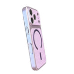 Shockproof Lychee PU Leather MagSafe Case for iPhone 17 Series