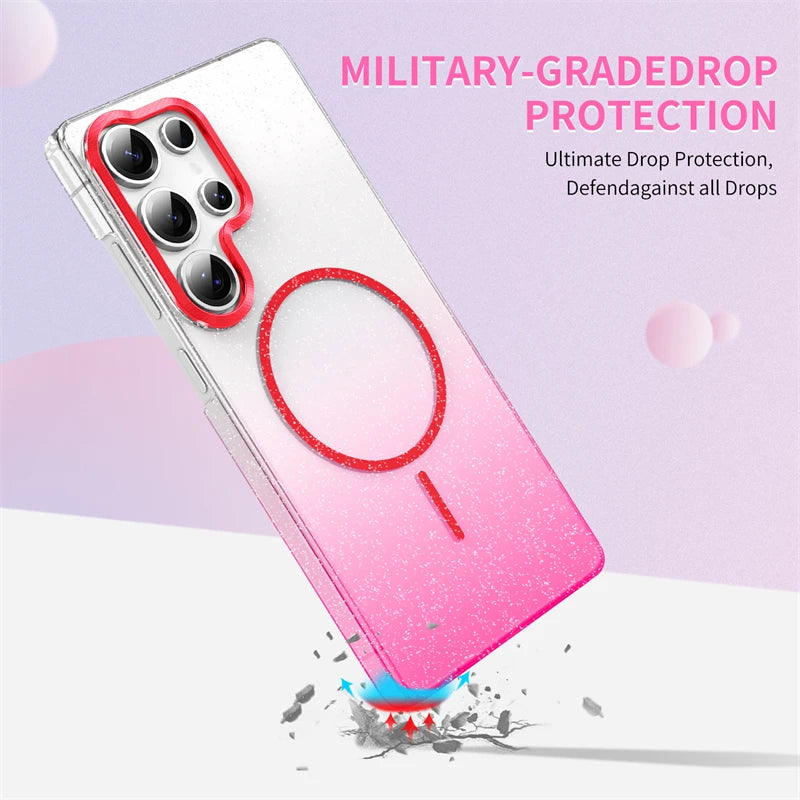 Luxury Bling Magnetic Case for Samsung Galaxy S25 Series