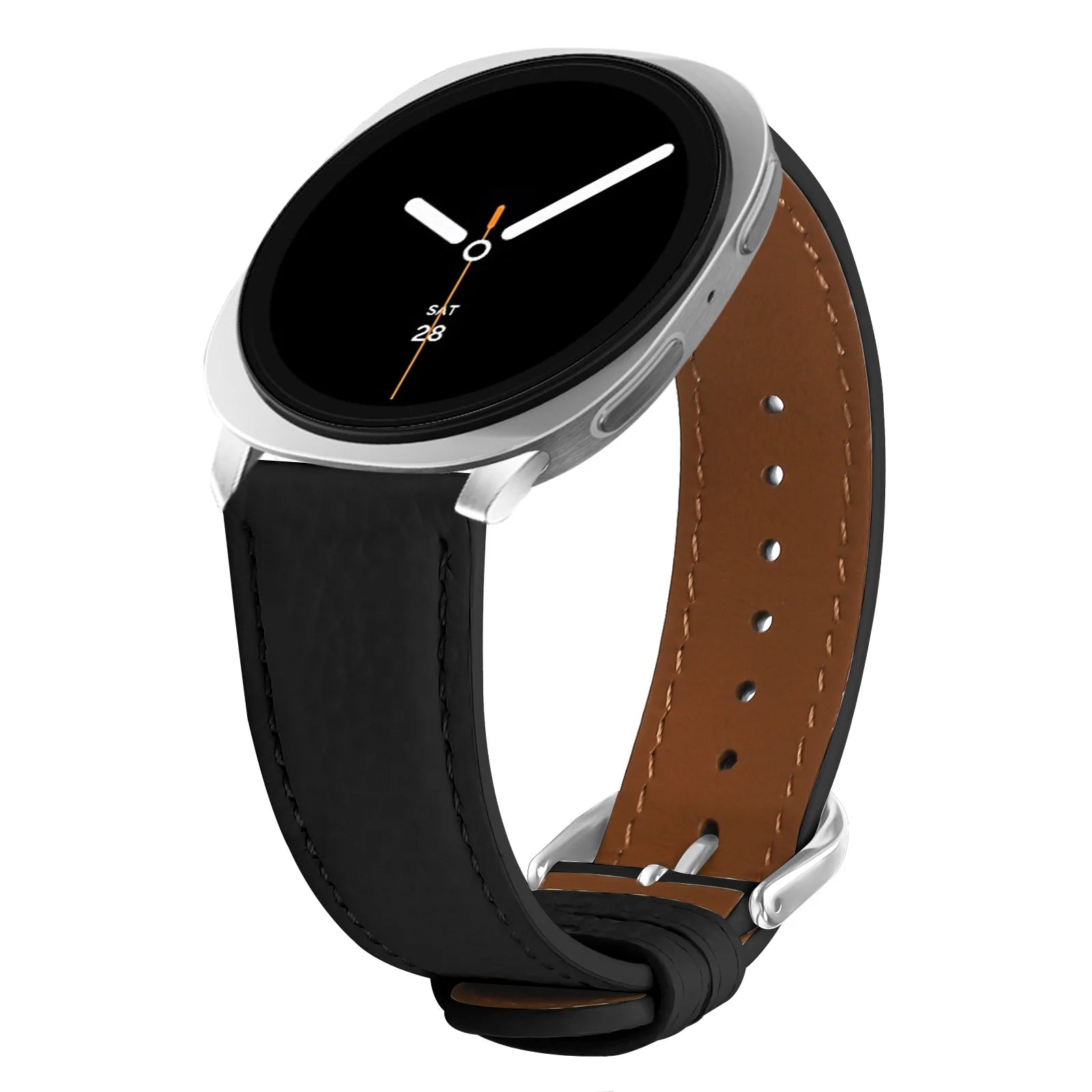 Premium Leather Replacement Band for Samsung Galaxy Watch 8 &  Galaxy Watch 8 Classic