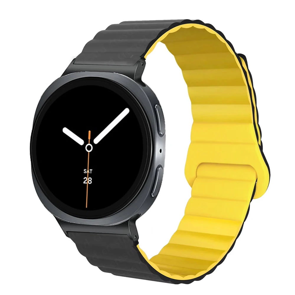 Adjustable Magnetic Silicone Bracelet for Samsung Galaxy Watch 8 & Galaxy Watch 8 Classic