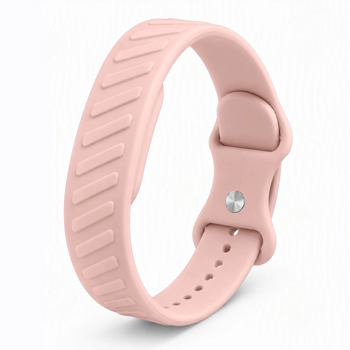 Textured Silicone Loop Strap with Adjustable Fit for Google Fitbit Air