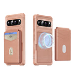 Premium Magnetic Leather Case with Detachable Card Holder for Google Pixel 10 Series