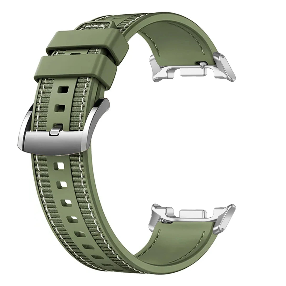 Sports Silicone Nylon Wristband for Samsung Galaxy Watch 8 & Galaxy Watch 8 Classic