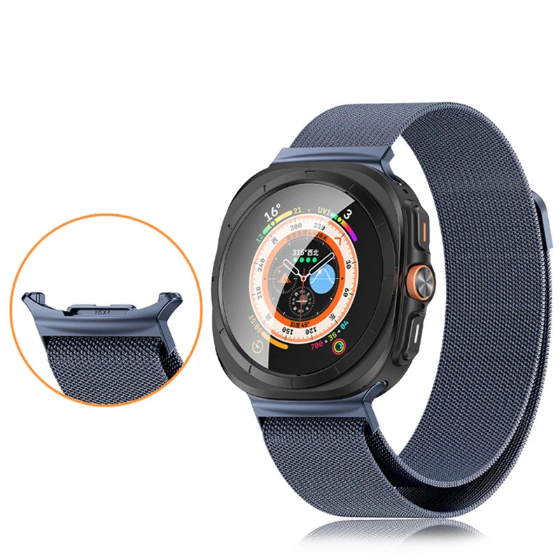 Premium Magnetic Stainless Steel Loop Strap for Samsung Galaxy Watch Ultra