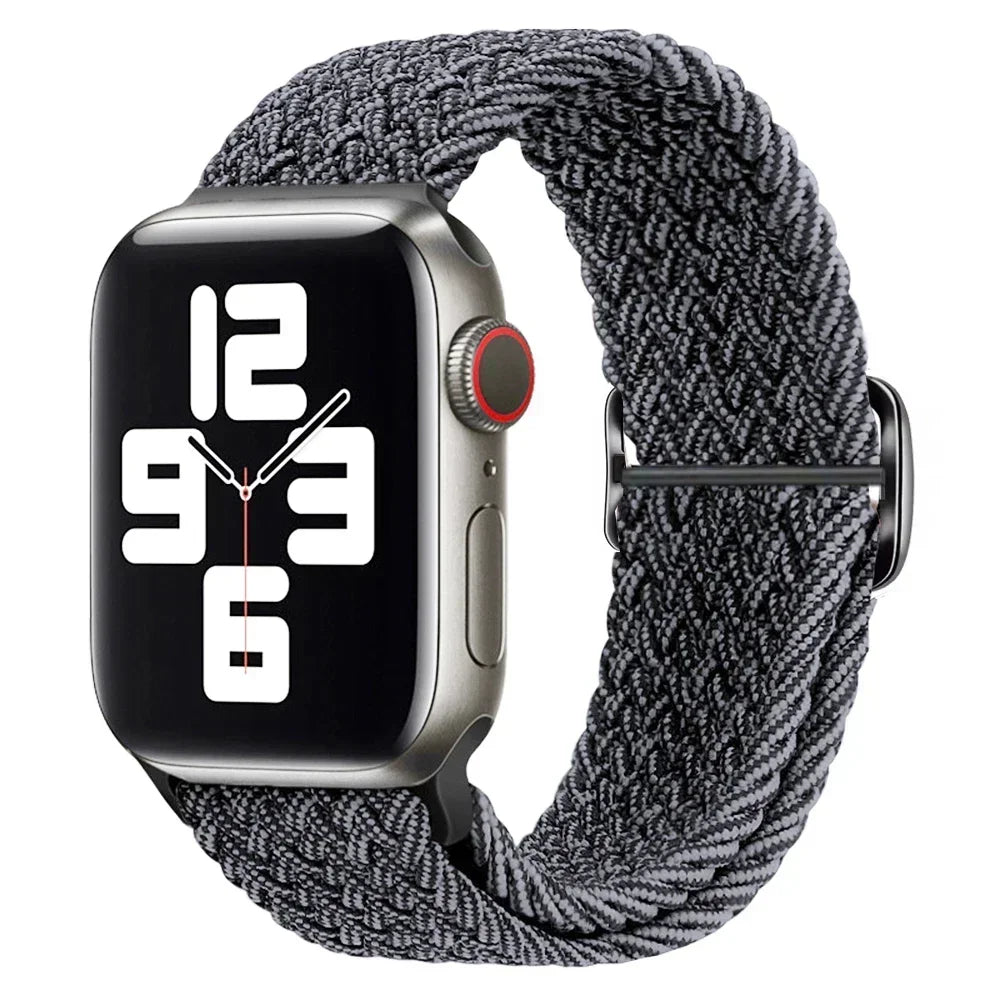 Stretchable Braided Loop Band for Apple Watch