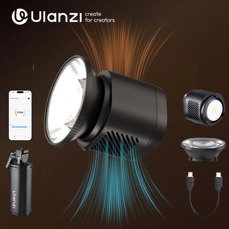 Ulanzi LC60 2-in-1 Video Light Flash
