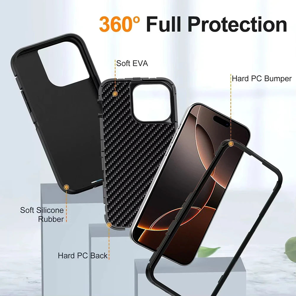 Military-Grade Armor MagSafe Case for iPhone 16 Series