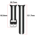 Dual-Color Silicone Strap for Samsung Galaxy Watch 8 / Galaxy Watch 8 Classic