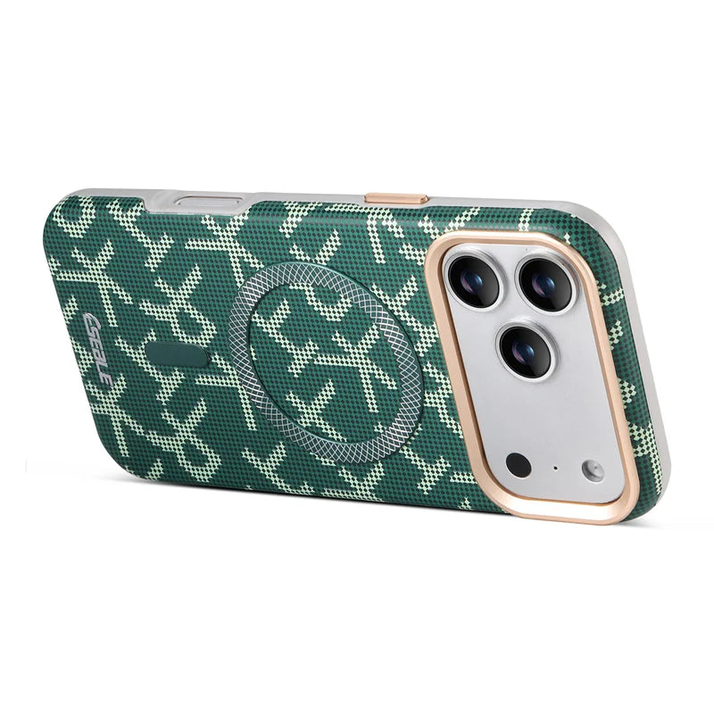 Fashion Leather MagSafe Case for iPhone 17 Series