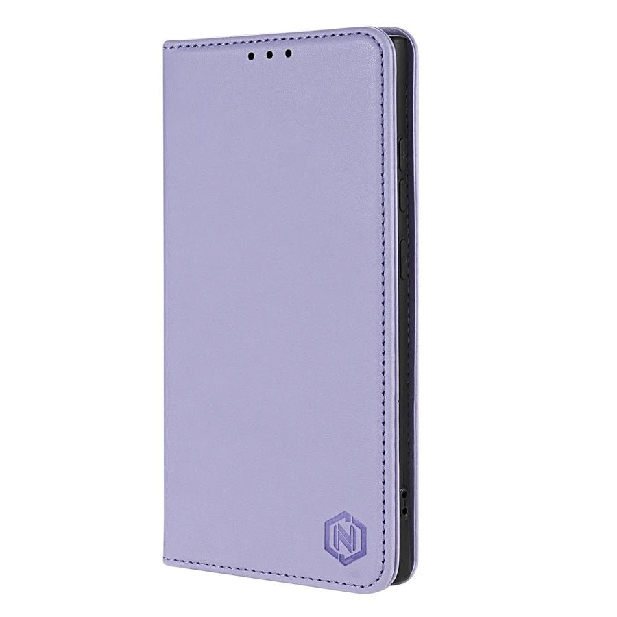 Skin-Friendly Leather Flip Case with Card Slot for Samsung Galaxy S26 Series