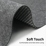 Large Extended Felt Desk Mat Mouse Keyboard Pad