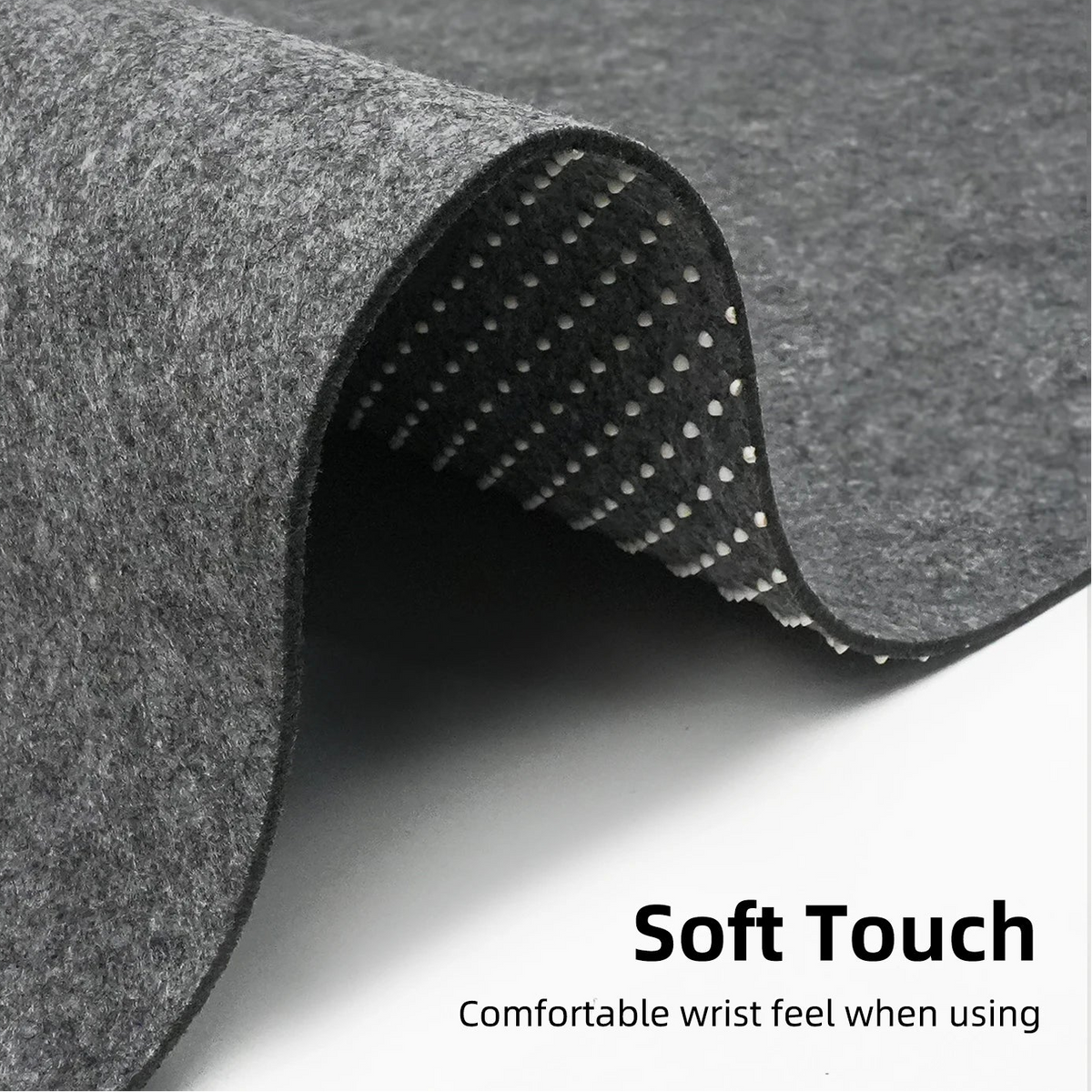 Large Extended Felt Desk Mat Mouse Keyboard Pad
