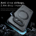 Nothing Phone 4a Translucent Anti-Fingerprint Magnetic Case with Ring Holder